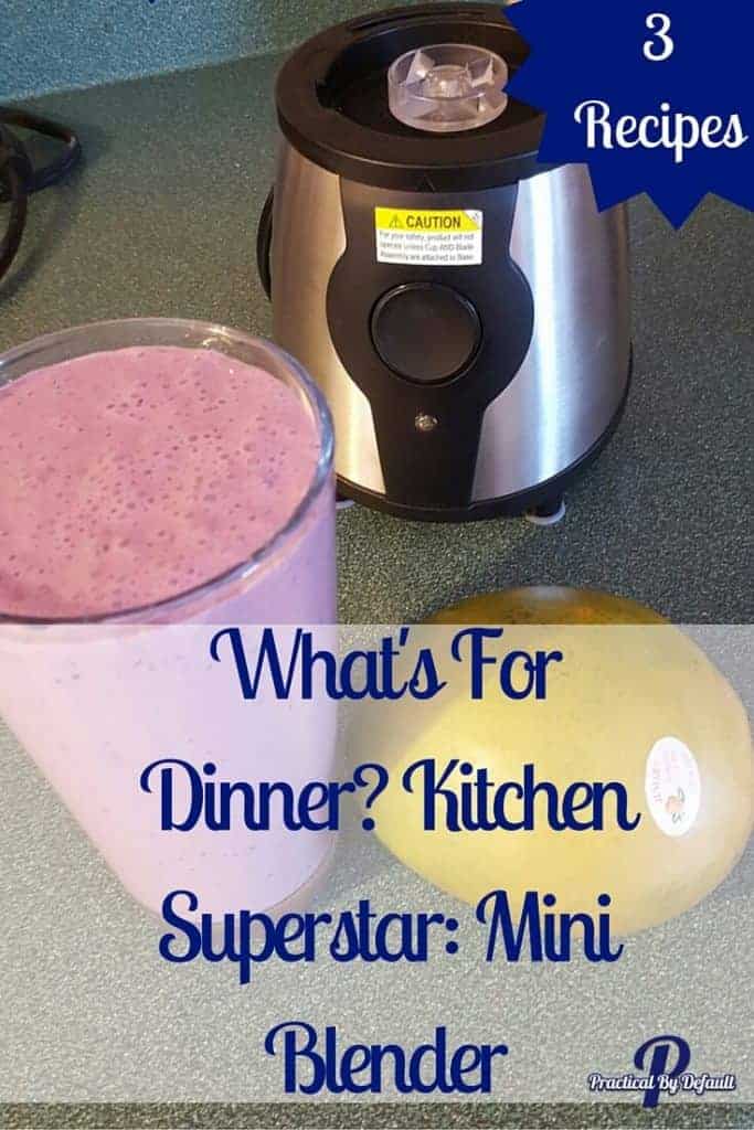 Love my GNC mini blender. Click through to learn why plus 3 recipes! 