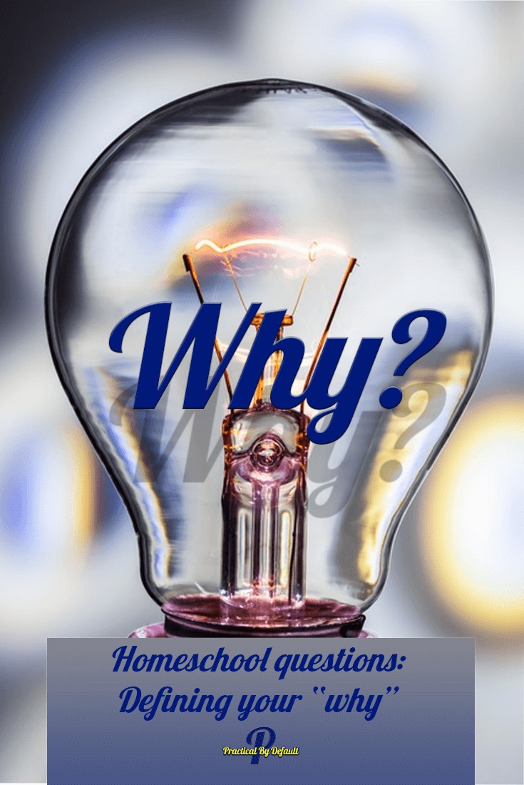 Homeschool Questions: Defining Your Why?