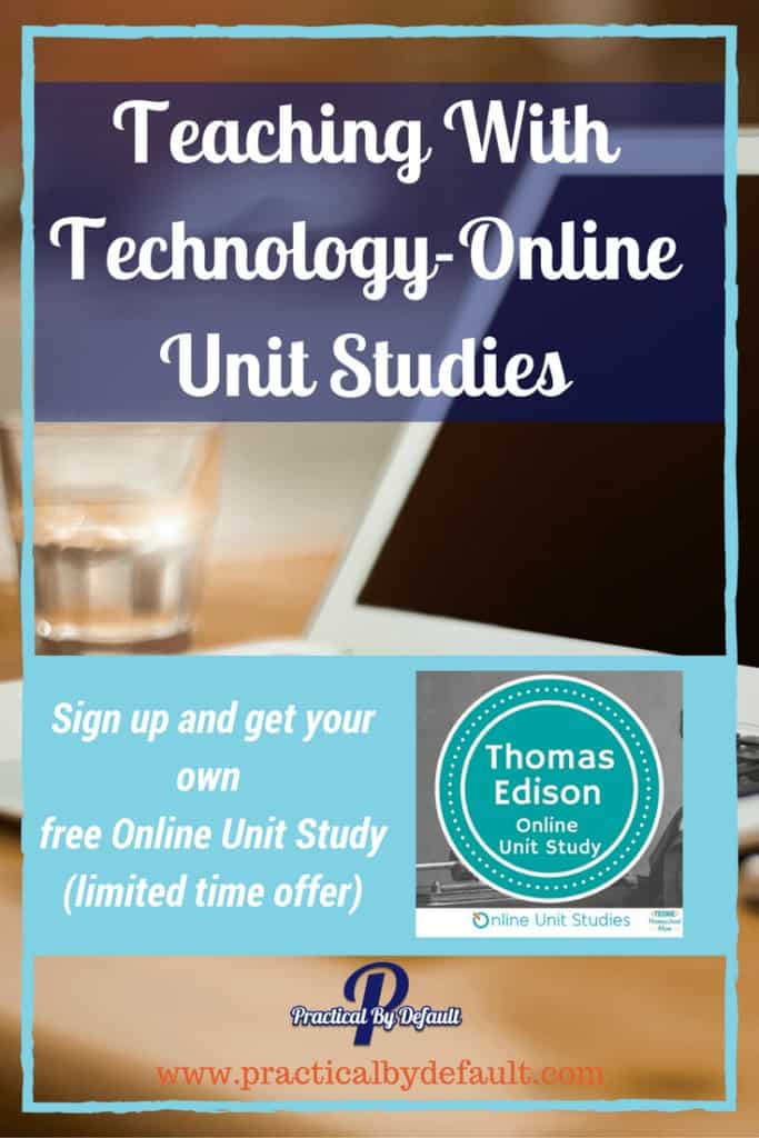 Learn how we used online unit studies in our homeschool. 